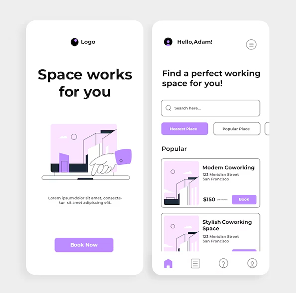 UX/UI Designing